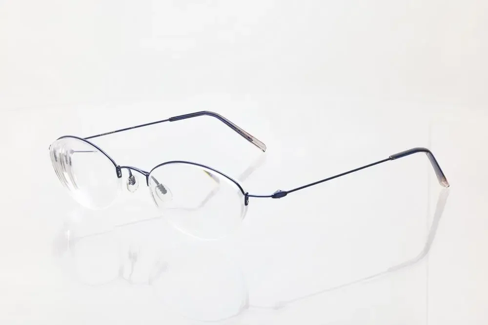 Jones New York 1404 Navy 50-20-135mm Eyeglass FRAMES ONLY - VERY GOOD CONDITION